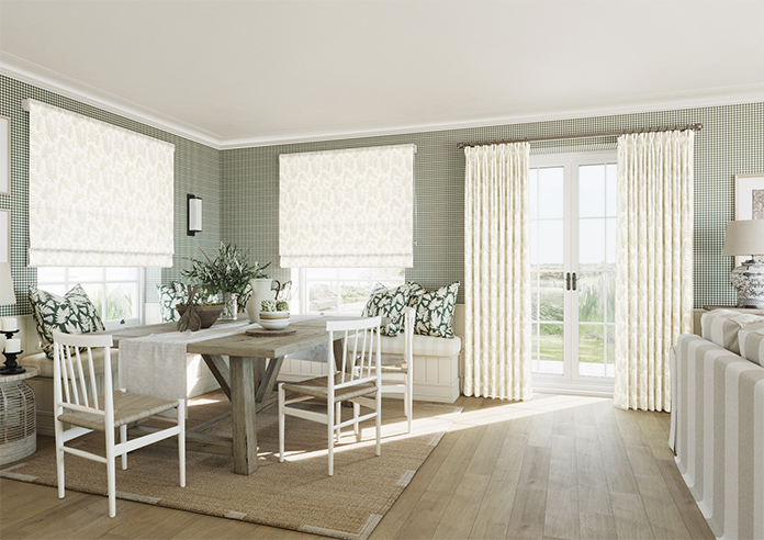 Fernswood, Walls White - Twist&Fit Roman Blind - Image 7